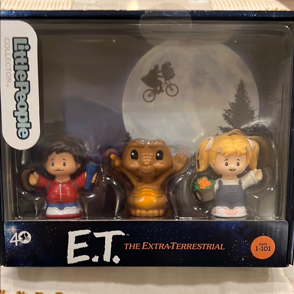 Little People E.T. The Extra-Terrestrial Set NIB New in Box. Never Opened.